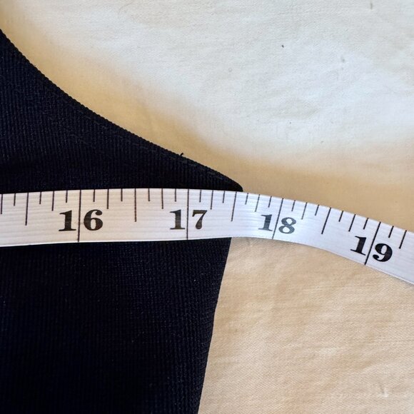 Y2K 1990s Vintage Black Mini Dress - Picture 9 of 12